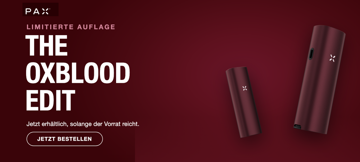 PAX – The Oxblood Edit. Limitierte Auflage für PAX Mini und PAX Four.