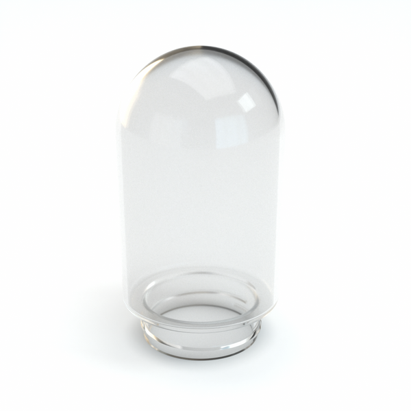 Boule de verre de rechange individuelle grande (incolore)