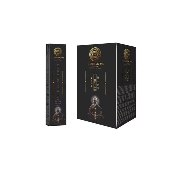Fleur de Vie Fünf tibetische Riten Räucherstäbchen 12x15g - reinh.art™