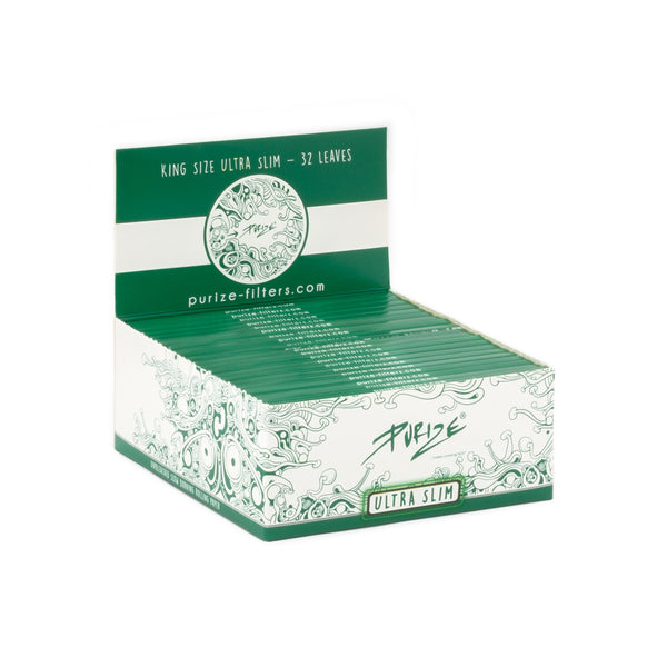 PURIZE Rolling Papers Display - Ultra King Size Slim 40 pezzi