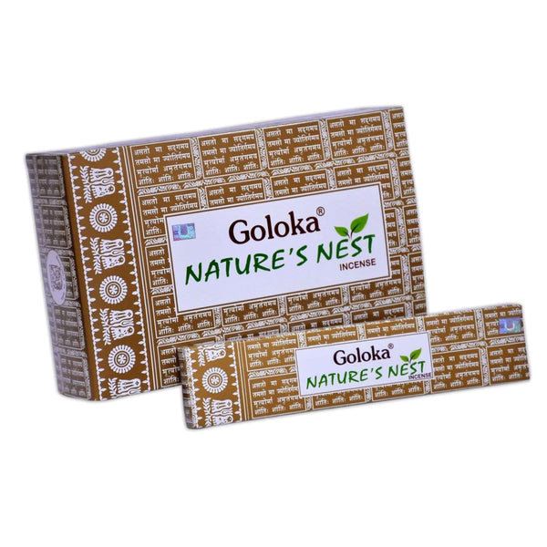 Goloka Nature's Nest Räucherstäbchen 12x15g - reinh.art™