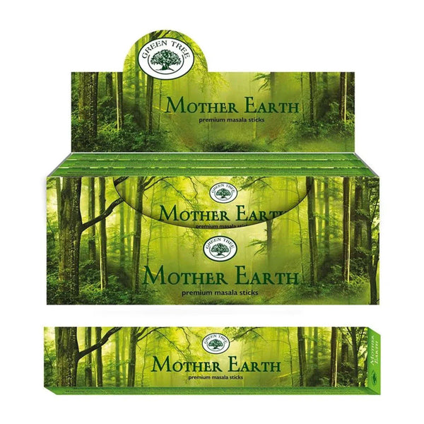 Green Tree Mutter Erde Masala Räucherstäbchen 12x15g - reinh.art™