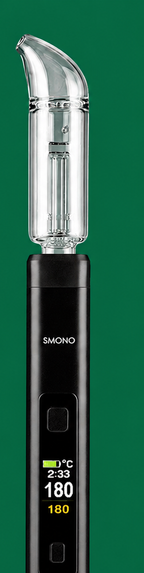 Smono Sunshine Pen V2 Bundle – zestaw all-in-one: Bubbler, szklany ustnik, pięć kapsułek dozujących, kapsułka na wosk, Caddy